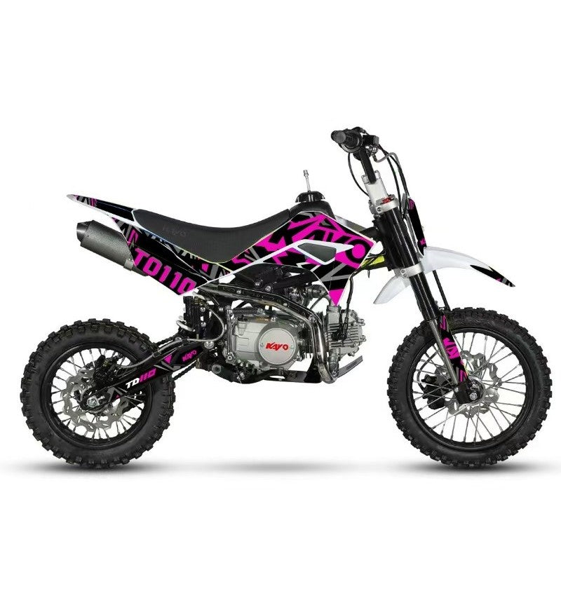 PIT BIKE KAYO TD110 Full Automatic 14/12 110cc 4 Tempi