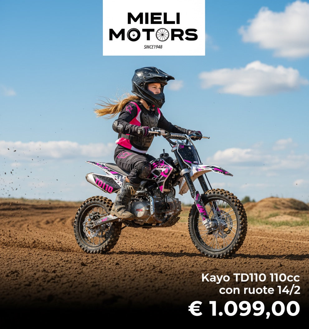 PIT BIKE KAYO TD110 Full Automatic 14/12 110cc 4 Tempi